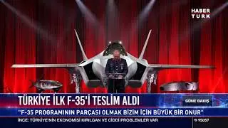 T&uuml;rkiye ilk F-35'i teslim aldı
