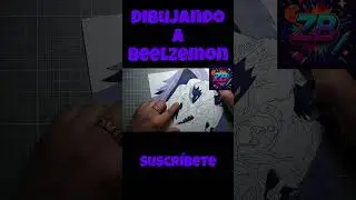 Dibujando a Beelzemon #viralvideo #art #viral #speeddrawing #beelzemon #digimon #shortsviral