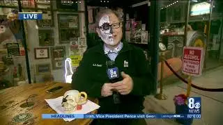 Derek on Good Day Live w/ Nate Tannenbaum, D&iacute;a De Los Muertos