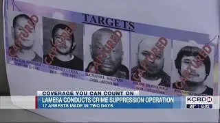 City of Lamesa conducts crime suppression operation, leads to multiple arrests