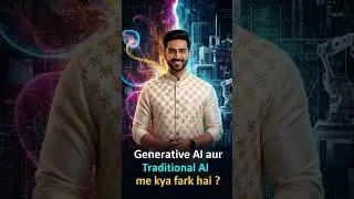 Generative AI vs Traditional AI | Difference Explained in Hindi