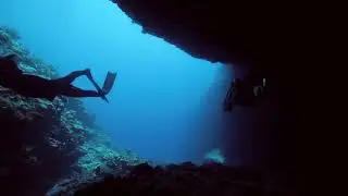 Lewis & Aya Freediving the Caves