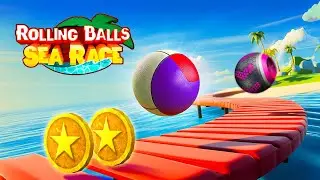 Rolling Ball Sea Race GamePlay Level 1 to 9