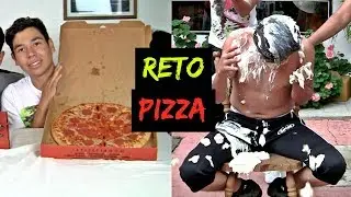 CUÁNTAS PIZZAS TE PUEDES COMER? / El que pierda baño con MAYONESA