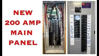 Replacing 200 Amp Main Electrical Panel