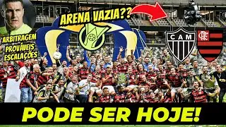 MENGÃO CAMPEÃO?? ATLETICO-MG x FLAMENGO: PROVÁVEIS ESCALAÇÕES, ONDE ASSISTIR E A ARBITRAGEM!