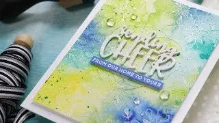 Liquid Watercolors w/Laura Bassen ft. MERRIEST SNOWFLAKE