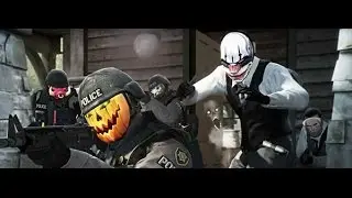 PayDay 2 Хеллоуинское обновление 2015 Уменьшенные грабители