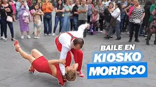 🤩 Pareja es la sensaci&oacute;n bailando en Kiosko Morisco 💃🕺 | Baile en Santa Mar&iacute;a La Ribera M&eacute;xico