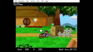 Bypass Goomba Village yellow block from left (NPC Lure + Super Boots)