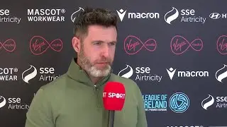 Stephen Bradley after Shamrock Rovers 2-3 Bohemians