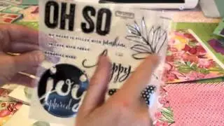 Scrapbook Close to My Heart - Brushed Layout Kit