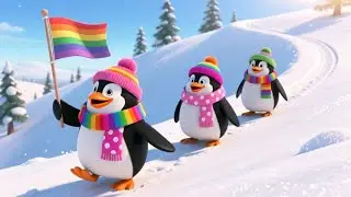 Happy Feet Penguin Parade | Fun Winter Dance Rhyme for Kids | Nursery Rhymes & Songs for Children