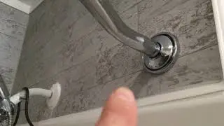 Vinyl Floor Tile on Shower Wall please subscribe if you found interesting!