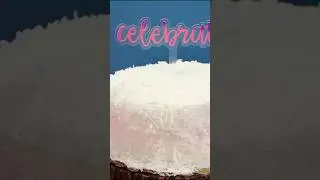 Make an acrylic cake topper with your Cricut machine! The Cricut Maker can make these! #cricur