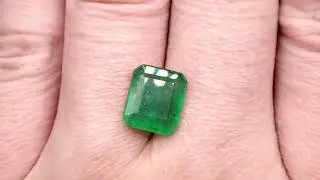 3.35 ct. Изумруд октагон. Колумбия. + сертификат