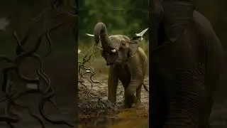 Elephant TRUNK Explodes With LIVE Snakes! 🐘🐍😱 #shorts #zakatyna