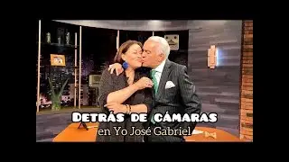 Detrás de cámaras😜Alina Lozano en Yo José Gabriel