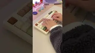 ✨ASMR Typing | Galaxy70 x Osume Zen keycaps | Huano petal switches #soundtest #mechanicalkeyboard
