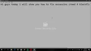 assassins creed 4 black flag crashing error fixed