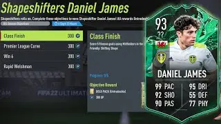 HOW TO COMPLETE SHAPESHIFTERS DANIEL JAMES OBJECTIVE FIFA 22