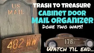 How to upcycle cabinet doors into Mancave must haves!
