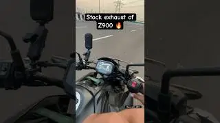 Z900 stock exhaust Sound🔥#shorts #shortvideo #youtubeshorts #viral #reels #ytshorts #z900 #loud