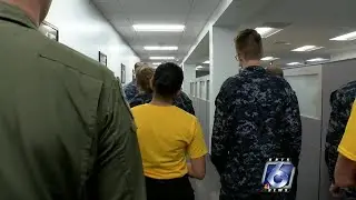 Naval sea cadets tour