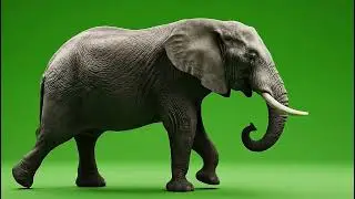 Cinematic Elephant Green Screen Effect: Realistic VFX for Epic Projects