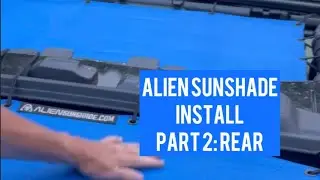 #jeepwrangler Alien Sunshade Install Part 2: Rear
