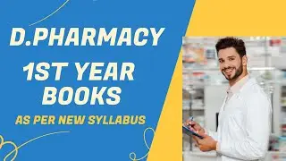 D Pharmacy 1st Year Books As Per New Syllabus / MSBTE /PCI