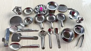 Miniature Unboxing Real Kitchen set | Mini Cooking | Unboxing kitchen Set | 90&rsquo;s Miniature