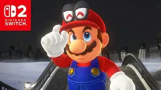 Super Mario Odyssey (Nintendo Switch 2) - 100% Walkthrough Part 1 - Bowser, Peach's Castle & Cappy!