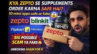 Zepto Se Whey Protein Order Karna Safe? 😱ON Whey Gold Standard Unboxing |  Possible Scam? @ZeptoNow 