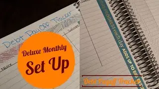 Budget Planner Set Up | Debt Payoff Tracker | Erin Condren Deluxe Monthly