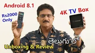 Best Budget Android 4K TV Box Only Rs2000 Unboxing in Telugu...
