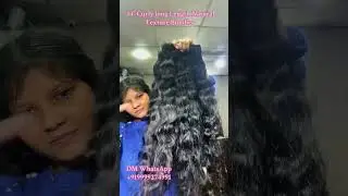 Indian Curly 34&rdquo; long curly Hair only at Blessing Indian Remy Hair Exports