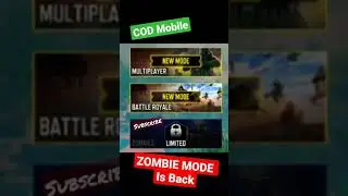 COD Mobile Zombie Mode Return's 2021