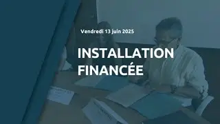 Installation financ&eacute;e