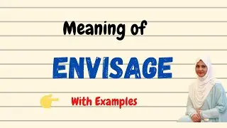 Daily vocabulary | Envisage Meaning | Vocabgram