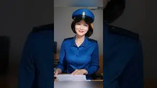 The Life of a Female Police Officer #police #officer #life #girl #ai