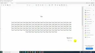 How to Insert Signature into PDF document (Microsoft Word, Paint, Acrobat Reader DC, Windows 10)