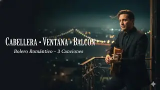 Boleros Rom&aacute;nticos en Espa&ntilde;o 🎶 | 3 Canciones Po&eacute;ticas para Enamorados: Cabellera &bull; Ventana &bull; Balc&oacute;n