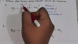 MENENTUKAN ATOM KARBON PRIMER, SEKUNDER, TERSIER, DAN KUARTERNER PADA SENYAWA HIDROKARBON
