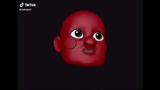 tiktok red animoji meme