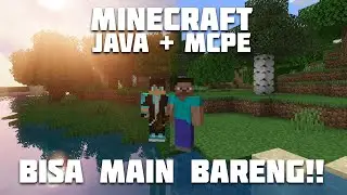 CARA MABAR MCPE BARENG MINECRAFT JAVA!! 100% WORKS