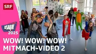 #SayHi 2025: Mitmach-Video Nr. 2 zu &laquo;Superchr&auml;ft&raquo; von DANA 👉🏾👈 | Kindervideos | SRF Kids