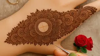 Elegant back hand mehndi design Pakistani mehndi design 🌿✨