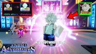 ✨NEW MYTHIC KILLUA (KIZZUA) HAS OP EVO 50% DMG & PARALYSIS! SHOWCASE ANIME ADVENTURES TD ROBLOX