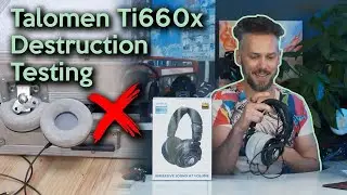 Talomen Ti660x Headphones - Destruction testing and Give Away!